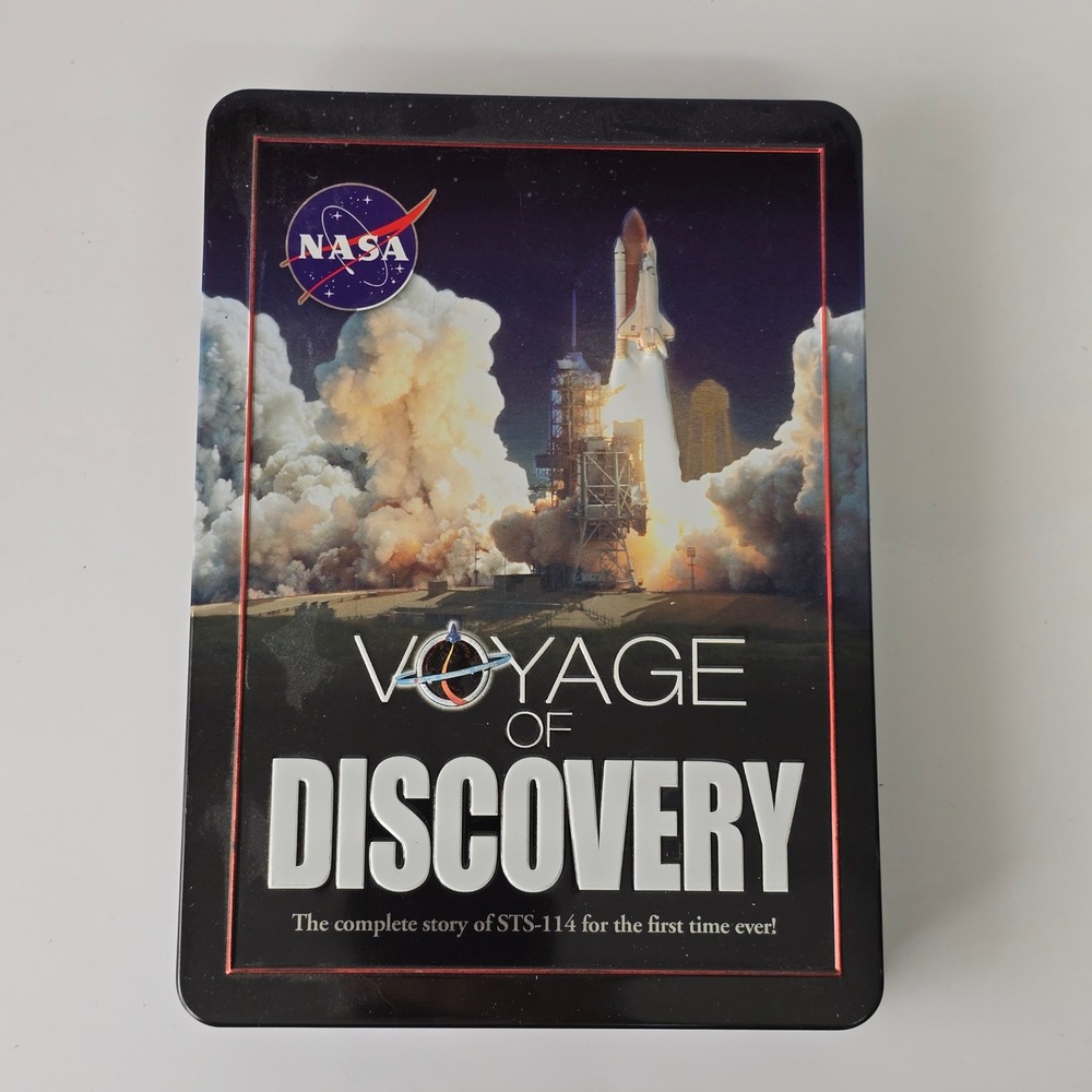 NASA‎ Voyage of Discovery DVD Set Tin STS-114 Space Shuttle Documentary